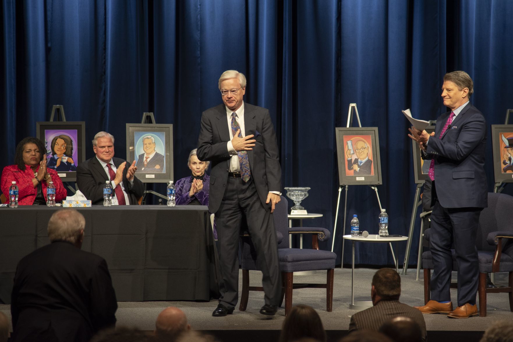Barry Petersen of CBS, Lifetime Achievement Award Winner, at the 27th Media Persons of the Year Awards Gala